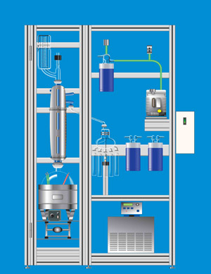 Semi Automatic ASTM D2892 D5236 Crude Oil Distillation